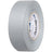 Silver duct tape roll with textured fabric tape and inner core