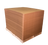 Tan chipboard pads, 40 x 48 in, 0.030 in thick, stacked in a bundle