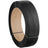 Black embossed polypropylene strapping coil, tightly wound roll