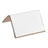 White strapping edge protector, 2x2x4 in, .120 in thick