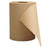 Natural 1-ply roll paper towels with unrolled sheet end visible