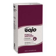 Sanitizing lotion soap refill carton, purple and white, 5,000 mL