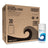 Perforated paper towel roll pack with white 2-ply rolls
