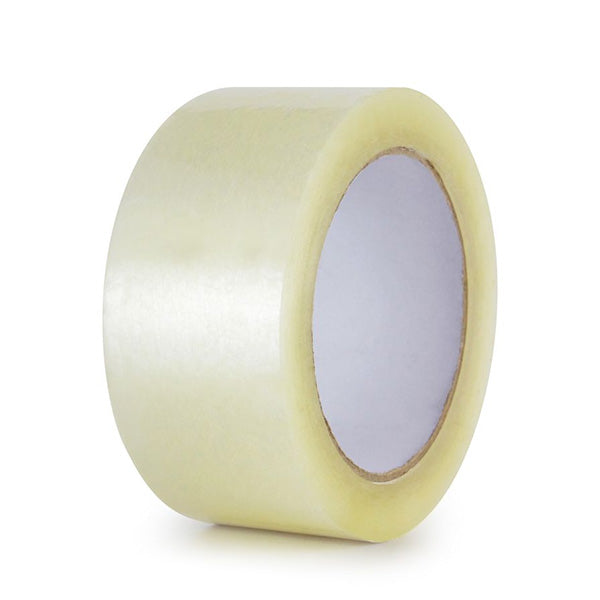Clear hot melt carton sealing tape roll, transparent adhesive strip