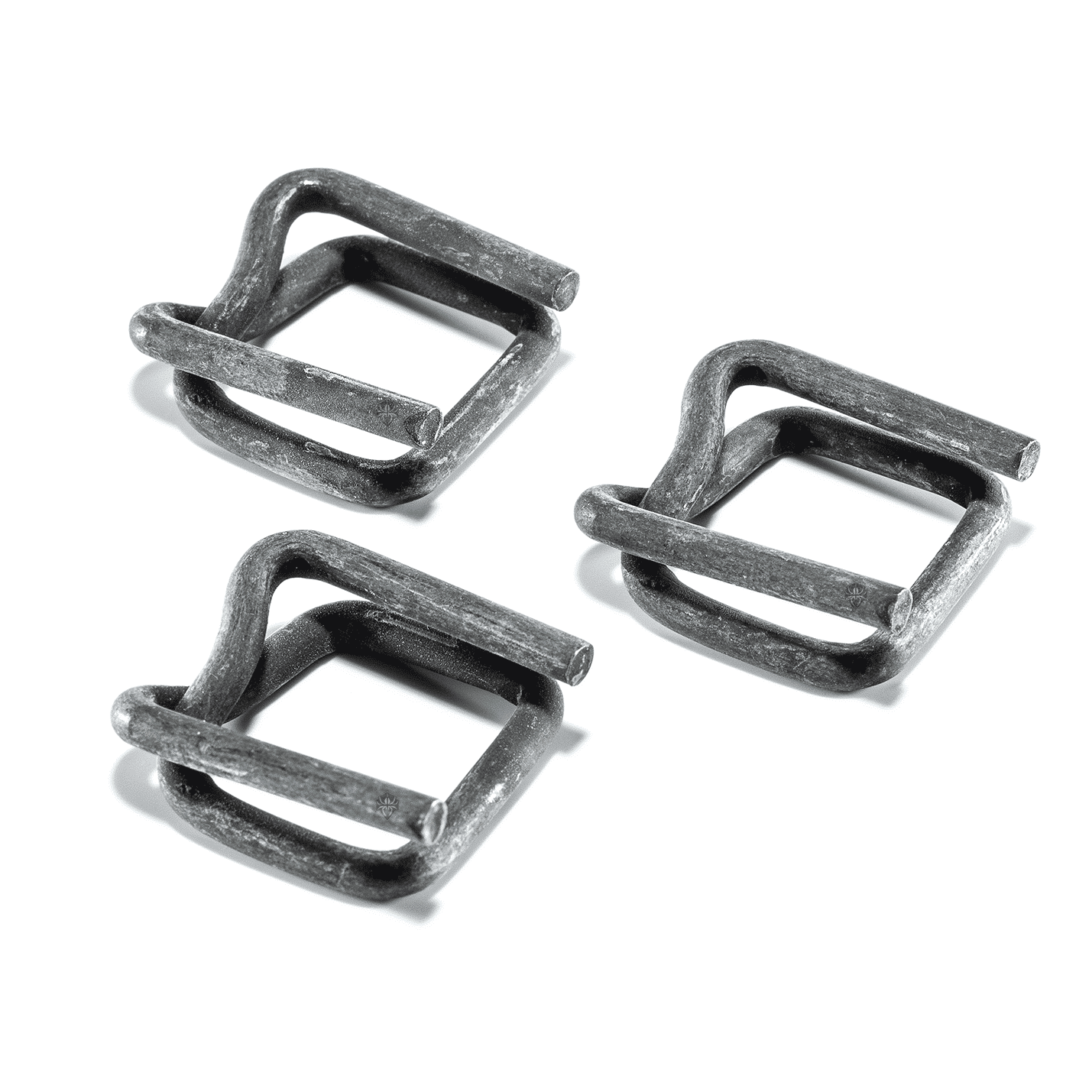 Redback heavy-duty phosphated metal buckle, 3/4 in, square frame with bar