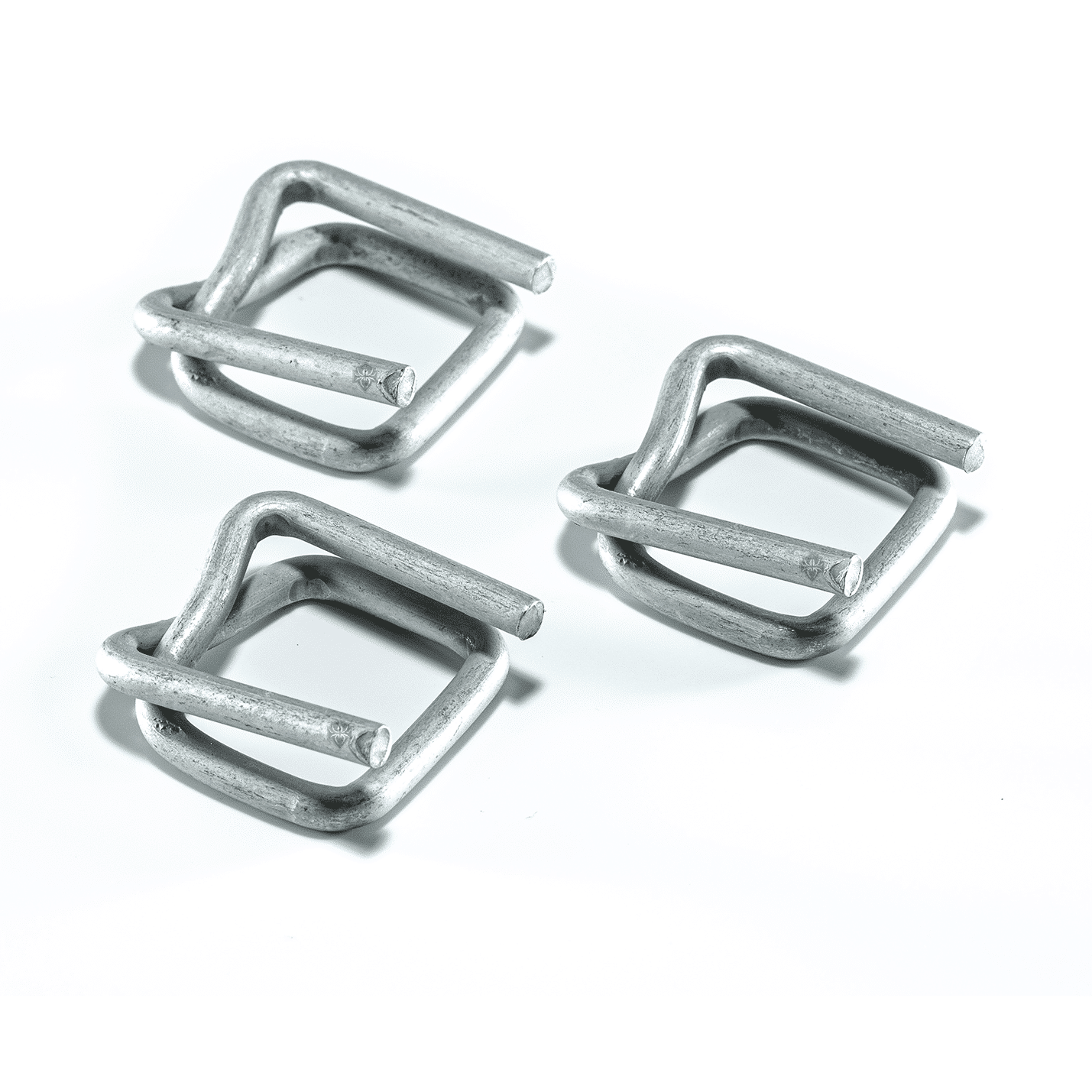 Galvanized 3/4-inch heavy duty buckle, metal loop with pin