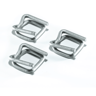 Galvanized 3/4-inch heavy duty buckle, metal loop with pin