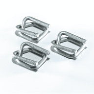 Heavy-duty galvanized buckle with U-strap and pin, metal hardware