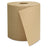 Brown 1-ply roll towel with a loose sheet