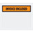 Invoice enclosed mailer with orange label reading “INVOICE ENCLOSED”
