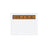 White packing list enclosed mailer envelope with orange label