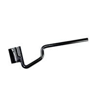 Manual leverage bar tensioner with black metal lever and mounting bracket