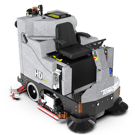 Tomcat® HD V2.0 rider floor scrubber with front brush and black seat
