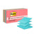 Post-it pop-up dispenser with blue sticky note stack
