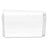 White multifold paper towels pack with stacked folded sheets in wrapper