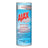 Ajax oxygen bleach cleanser powder container, 21 oz, white with blue label