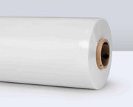 Stretch film roll, clear 20 in wide x 5000 ft long, machine stretch