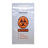 Specimen transfer bag, clear 2 mil plastic with biohazard and handling icons