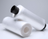 Coreless pre-stretched hand stretch film roll, white plastic wrap on two rolls