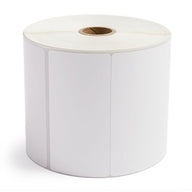 White direct thermal shipping labels roll with perforated edge