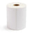 White thermal transfer label roll with 1-inch core, blank labels