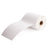 White thermal transfer labels roll with 1-inch core, labels unspooled