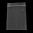 4x5 in 2 mil reclosable poly bag, translucent gray, with zip closure