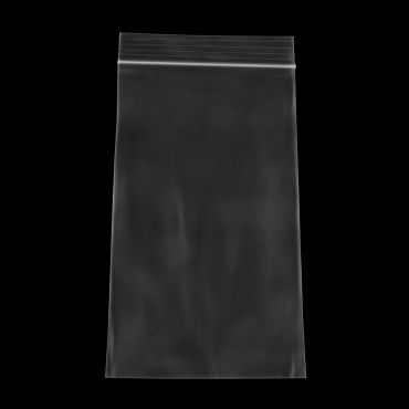 Reclosable poly bag, clear, 4 x 7 in