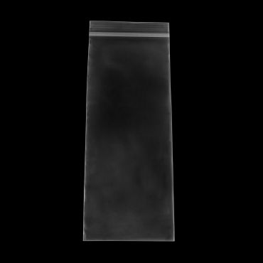 Transparent reclosable poly bag, 4 x 10 in, 2 mil thickness