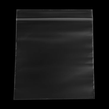 Reclosable poly bag, 5x5 in, clear, 2 mil, with resealable top