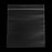 Reclosable poly bag, 5x5 in, clear, 2 mil, with resealable top