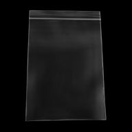 Reclosable clear poly bag, 5 x 7 in, 2 mil thickness