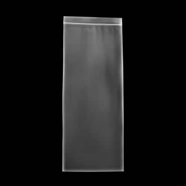 Clear resealable poly bag, 5 x 12 in, 2 mil