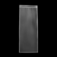 Clear resealable poly bag, 5 x 12 in, 2 mil