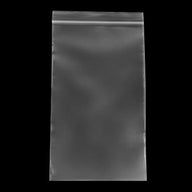 6x10 reclosable poly bag, 2 mil, clear plastic self-seal top