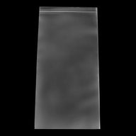 Reclosable 6 x 12 in, 2 mil clear poly bag with top seal