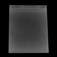 7 x 8 in 2 mil reclosable poly bag, clear, sealed front