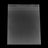 7 x 8 in 2 mil reclosable poly bag, clear, sealed front