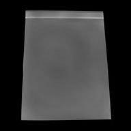 8 x 10 in reclosable 2 mil poly bag, clear plastic with top zipper seal