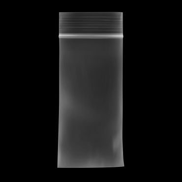 Reclosable clear poly bag, 2x4 in, with top seal