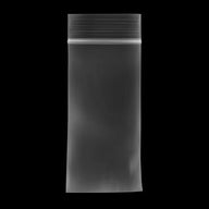 Reclosable clear poly bag, 2x4 in, with top seal