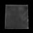 12 x 12 in clear reclosable 2 mil poly bag, smooth flat front