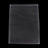 Reclosable poly bag, 12 x 15 inches, 2 mil, dark black, clear zipper top