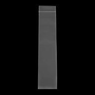 Transparent reclosable poly bag, tall rectangular with sealed top