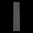 Transparent reclosable poly bag, tall rectangular with sealed top
