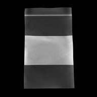 4x6 white block reclosable poly bag