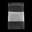 4x6 white block reclosable poly bag