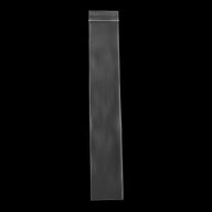 Reclosable poly bag with top seal, dark translucent plastic