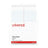 Steno book pad with Gregg rule, white lined sheets and red Universal cover