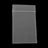 3x4 in reclosable poly bag, clear, 2 mil, with slide seal closure